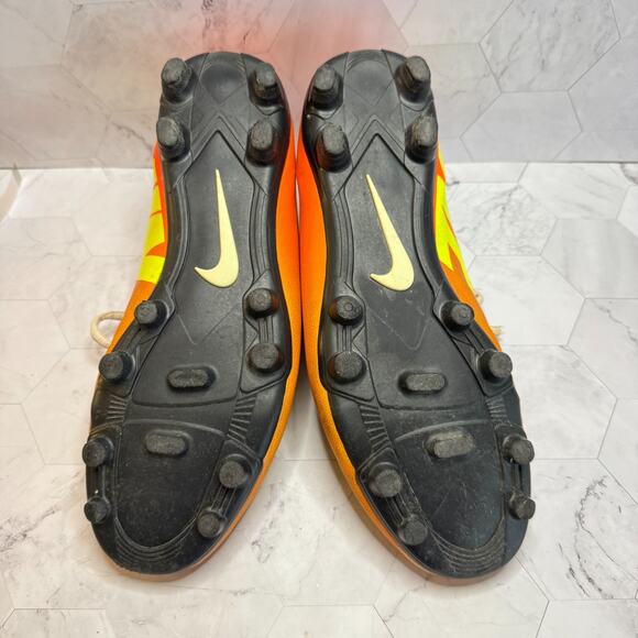 Nike Mercurial Vapor 573873-778 Mens Size 10.5 Orange Soccer Shoes Cleats - Picture 8 of 8